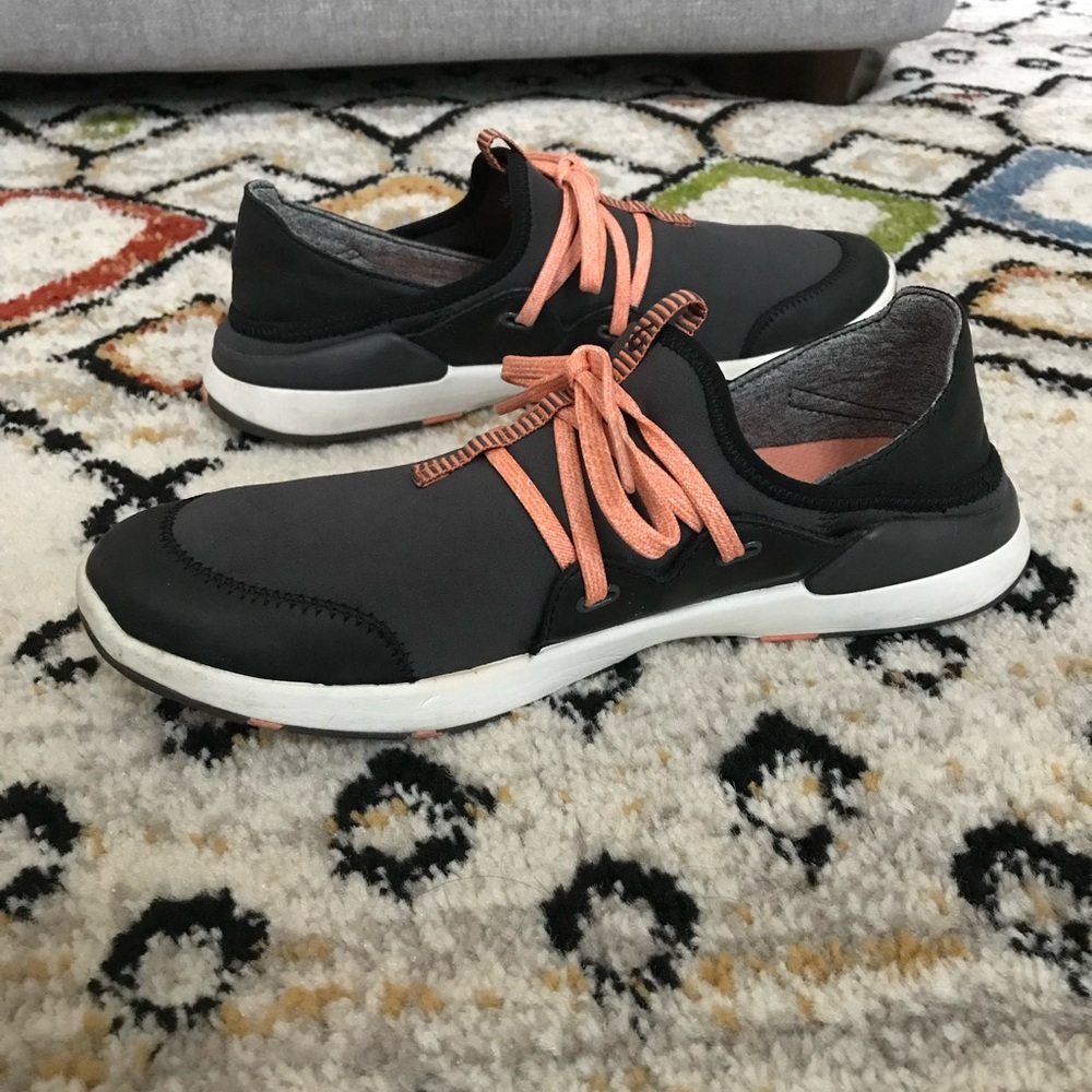 OluKai Black and Pink Athletic Shoes - Picture 7 of 9